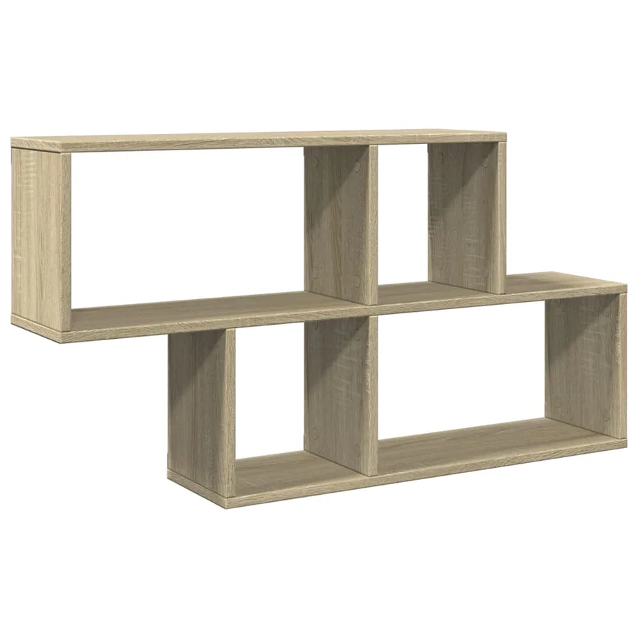Étagère murale chêne sonoma 100x20x53 cm bois d'ingénierie - 2