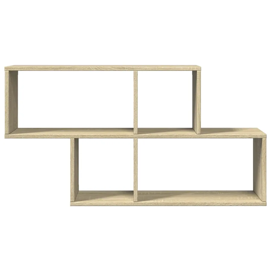 Étagère murale chêne sonoma 100x20x53 cm bois d'ingénierie - 4