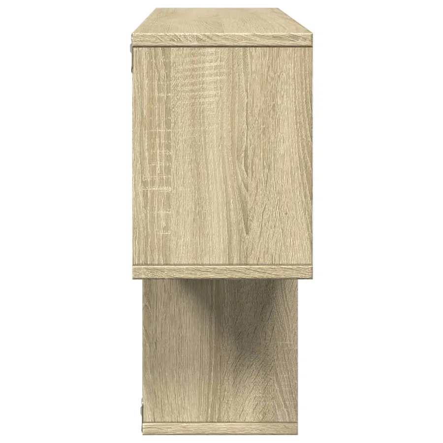 Étagère murale chêne sonoma 100x20x53 cm bois d'ingénierie - 5