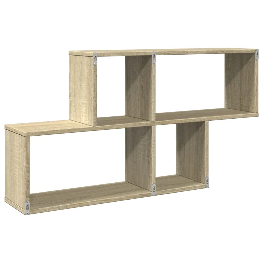 Étagère murale chêne sonoma 100x20x53 cm bois d'ingénierie - 6