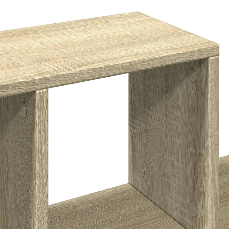 Étagère murale chêne sonoma 100x20x53 cm bois d'ingénierie - 7