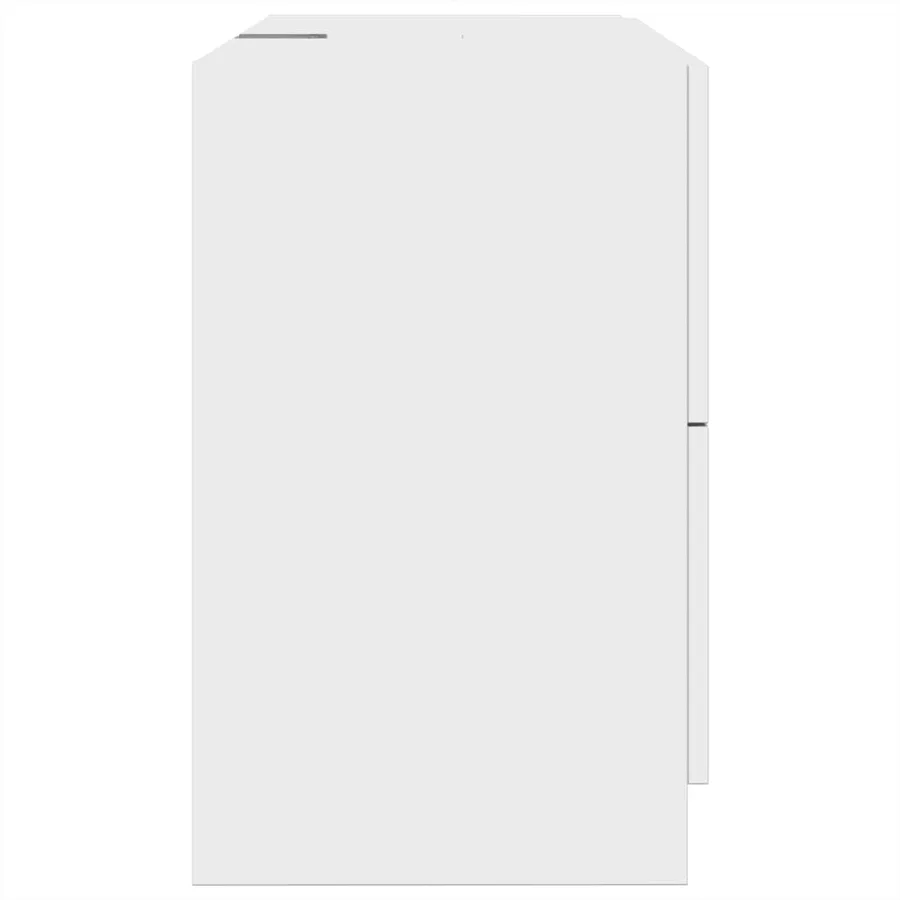 Armoire d'évier blanc 78x37x59 cm bois d'ingénierie - 6