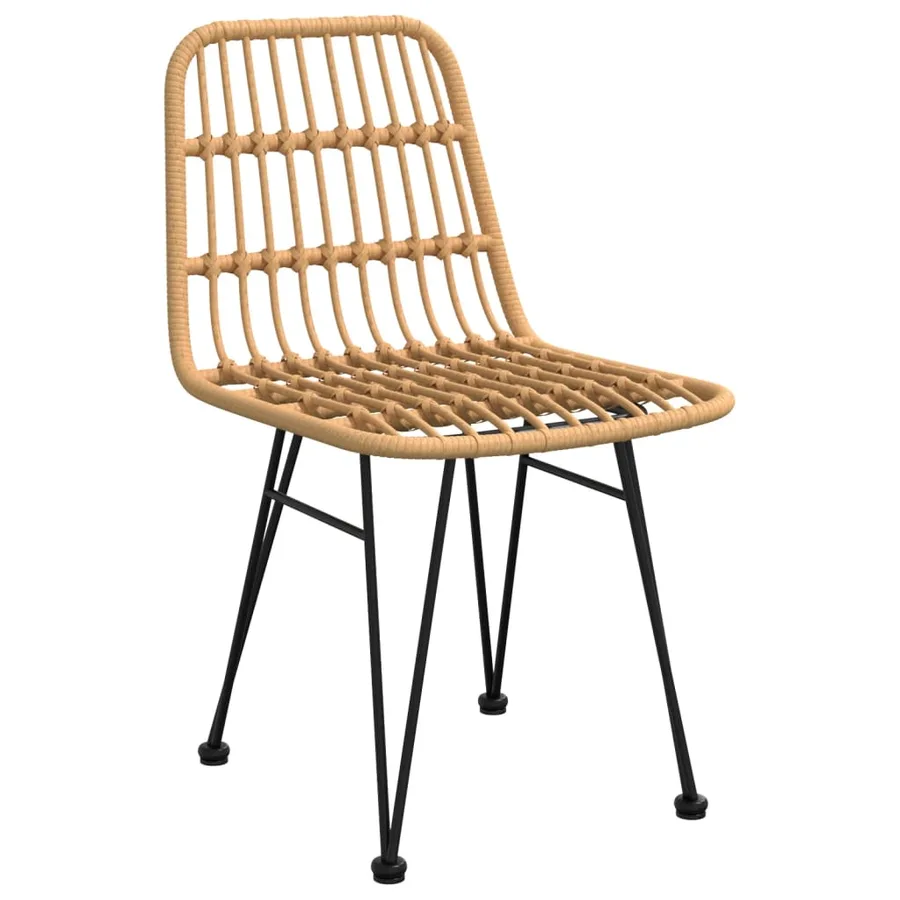 Ensemble à manger de jardin 5pcs Résine tressée - 5