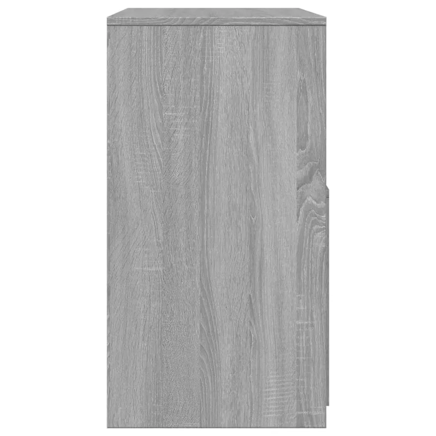Coiffeuse et tabouret sonoma gris 60x40x113,5 cm - 6