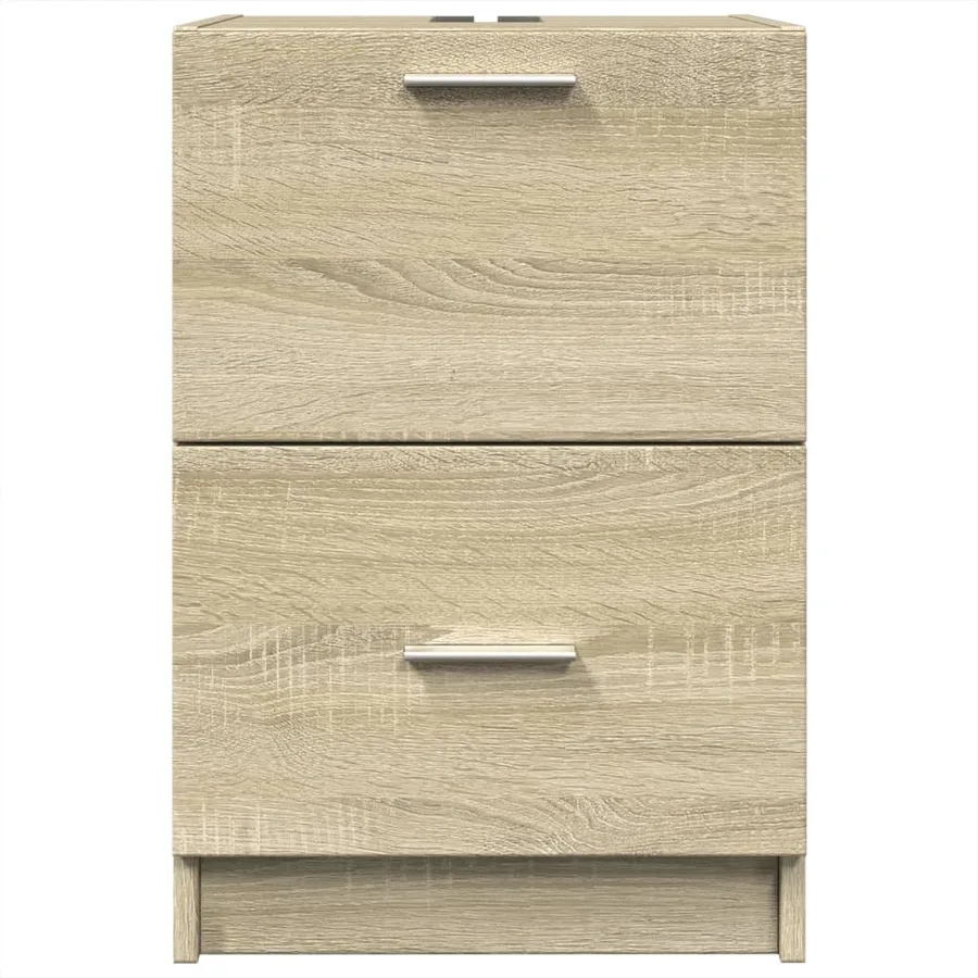 Armoire d'évier chêne sonoma 40x37x59 cm bois d'ingénierie - 4