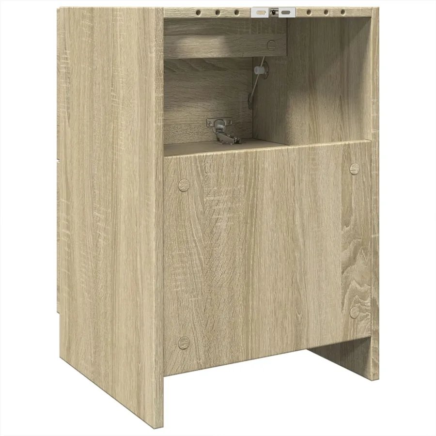 Armoire d'évier chêne sonoma 40x37x59 cm bois d'ingénierie - 7