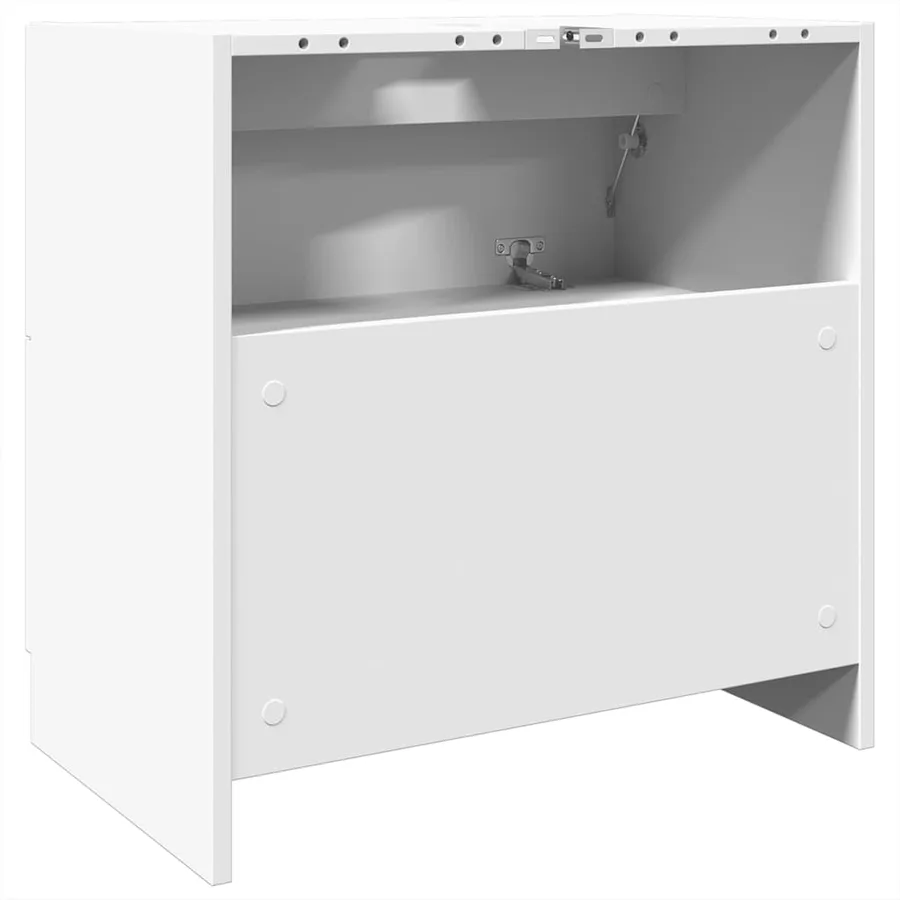 Armoire d'évier blanc 59x37x59 cm bois d'ingénierie - 7