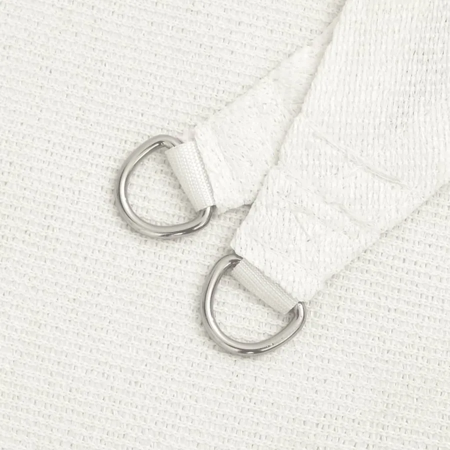 Voile d'ombrage 160 g/m² Blanc 6x6 m PEHD - 5