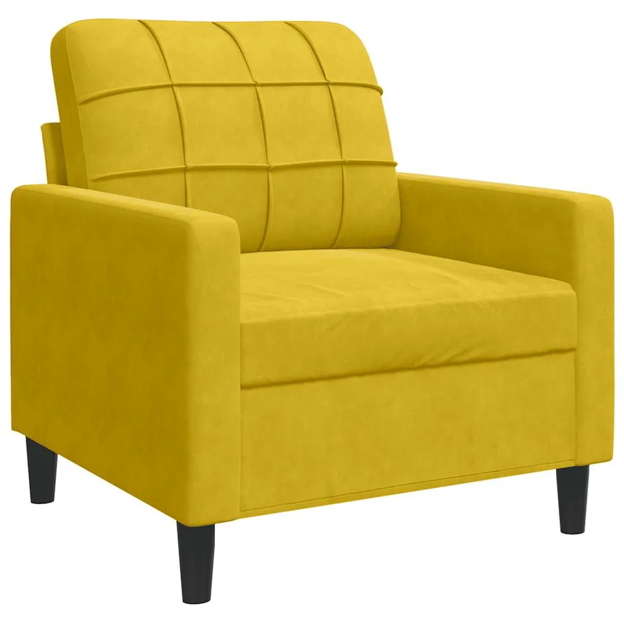 Ensemble de canapés 3 pcs avec coussins et traversins velours - 6