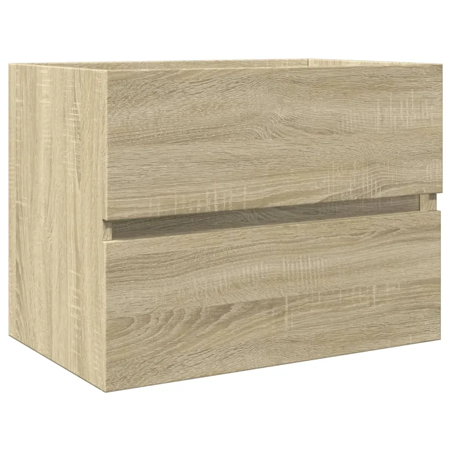 Armoire d'évier Chêne sonoma 60x38,5x45 cm Aggloméré - 2