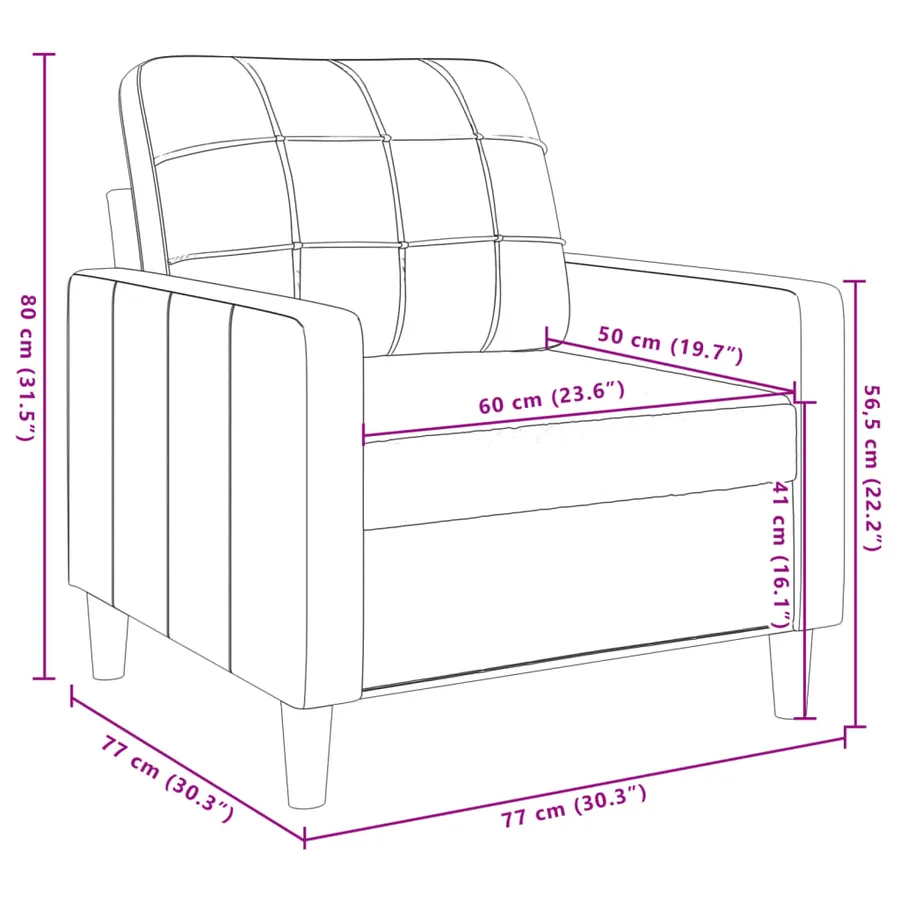 Ensemble de canapés 4 pcs avec coussins Vert foncé Velours - 11
