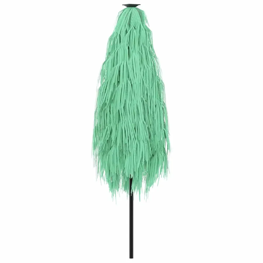 Parasol de jardin avec mât en acier vert 268x268x226 cm - 6