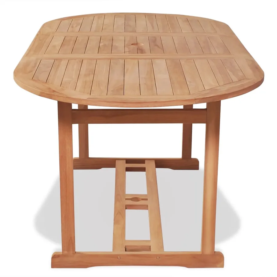 Table de jardin 180x90x75 cm Bois de teck solide - 3
