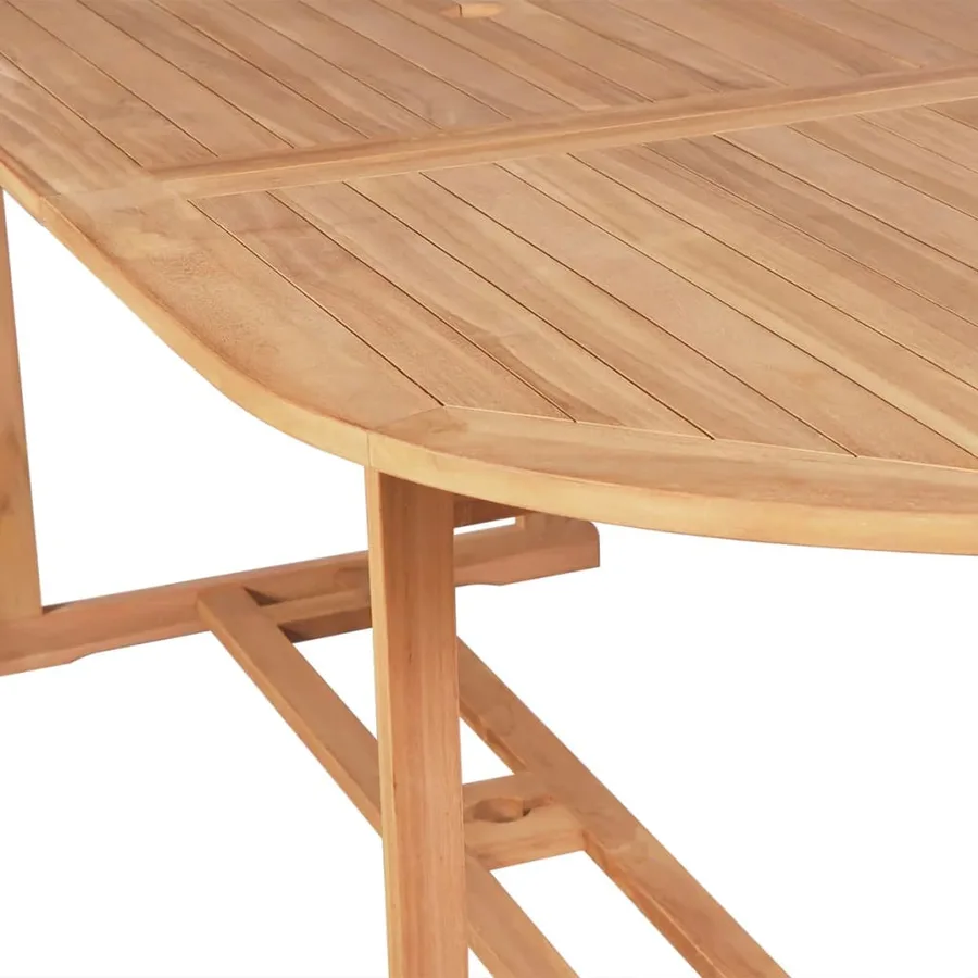Table de jardin 180x90x75 cm Bois de teck solide - 4