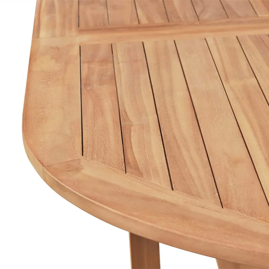 Garden table 180x90x75 cm Solid teak wood - 5