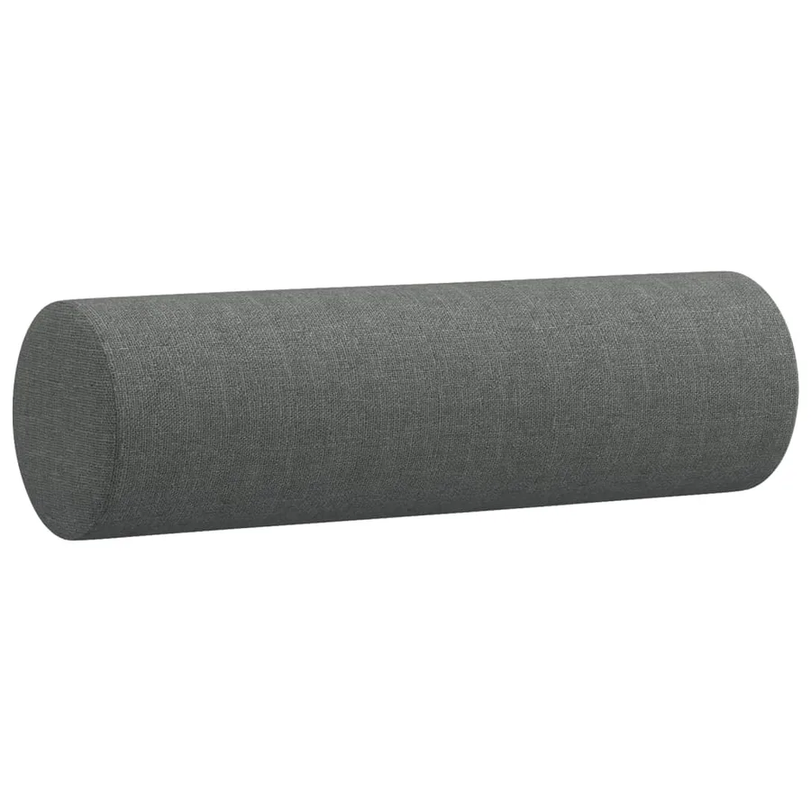 Ensemble de canapés 4 pcs coussins gris foncé tissu - 10