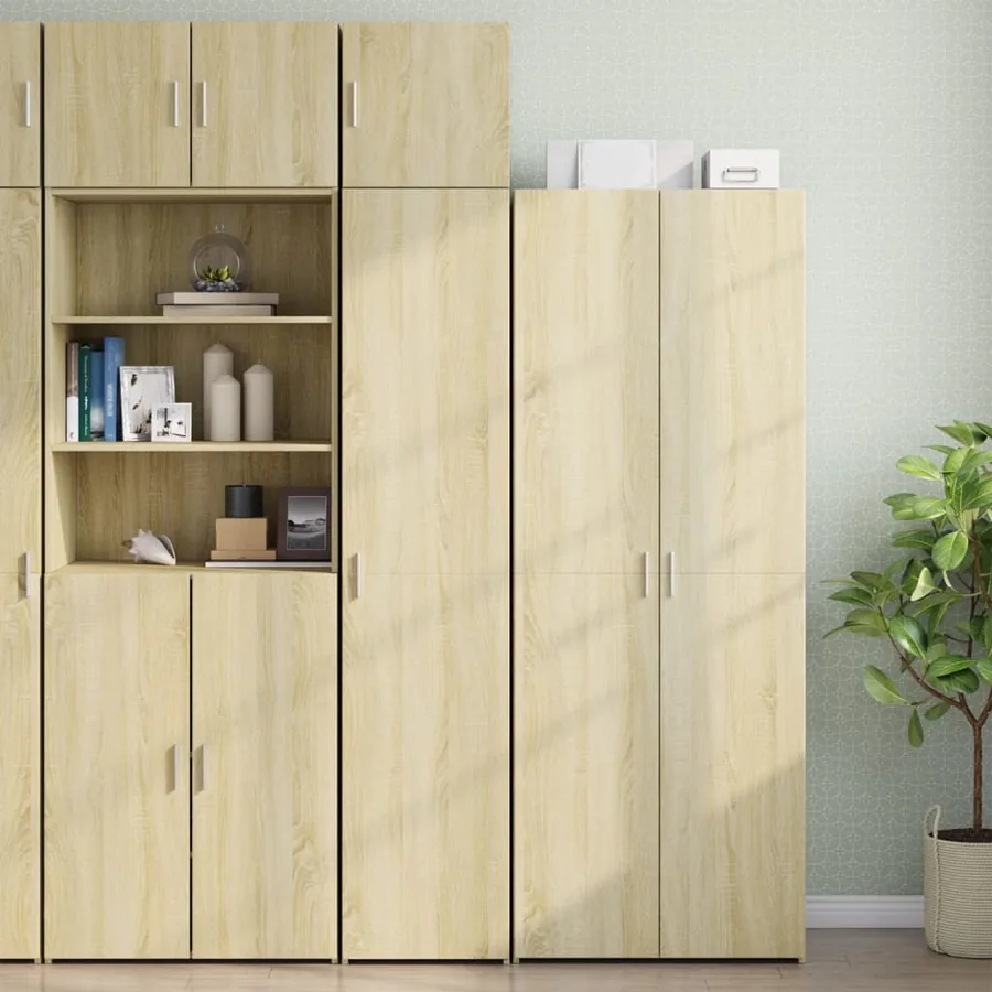 Armoire de rangement mince chêne sonoma 40x42,5x225 cm