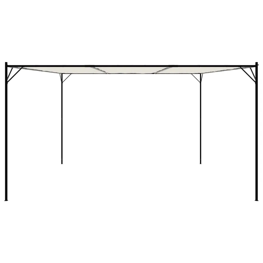 Gazebo White 4x4 m 180 g/m² Fabric and steel - 4