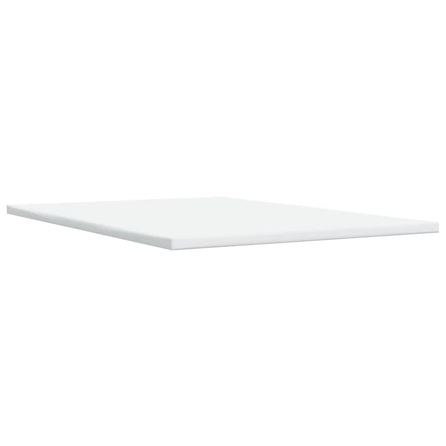 Sommier à lattes de lit avec matelas Blanc 160x200cm Similicuir - 7