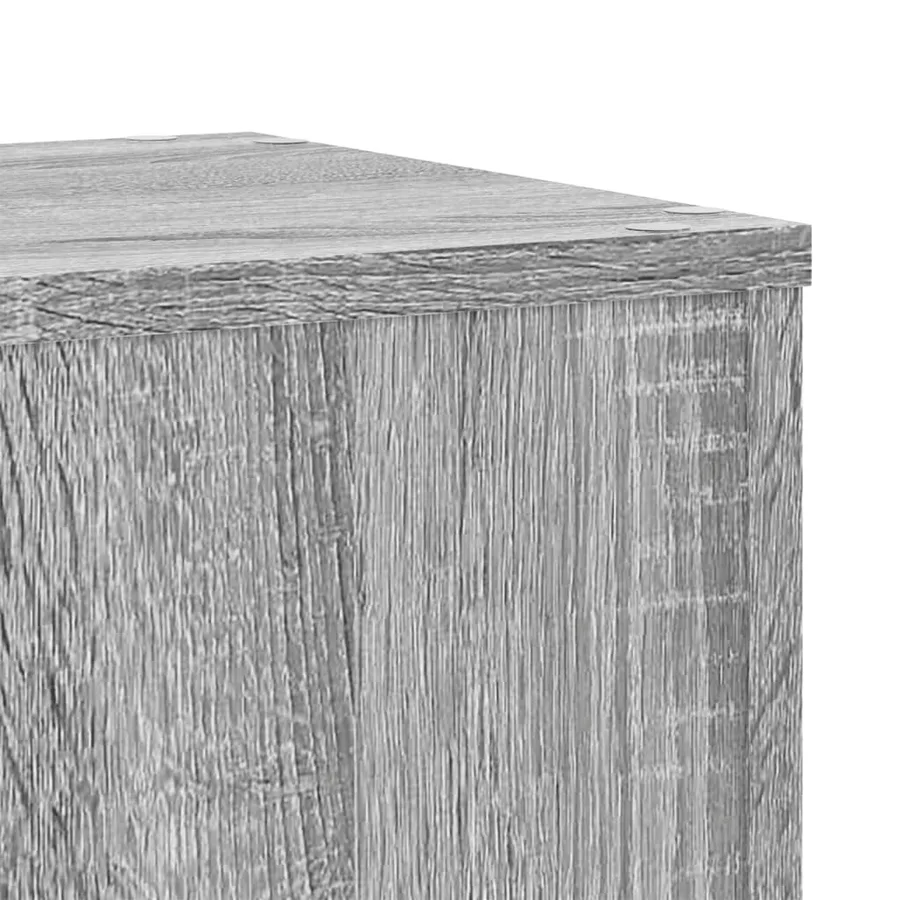 Supports pour plantes 2 pcs sonoma gris bois d'ingénierie - 7