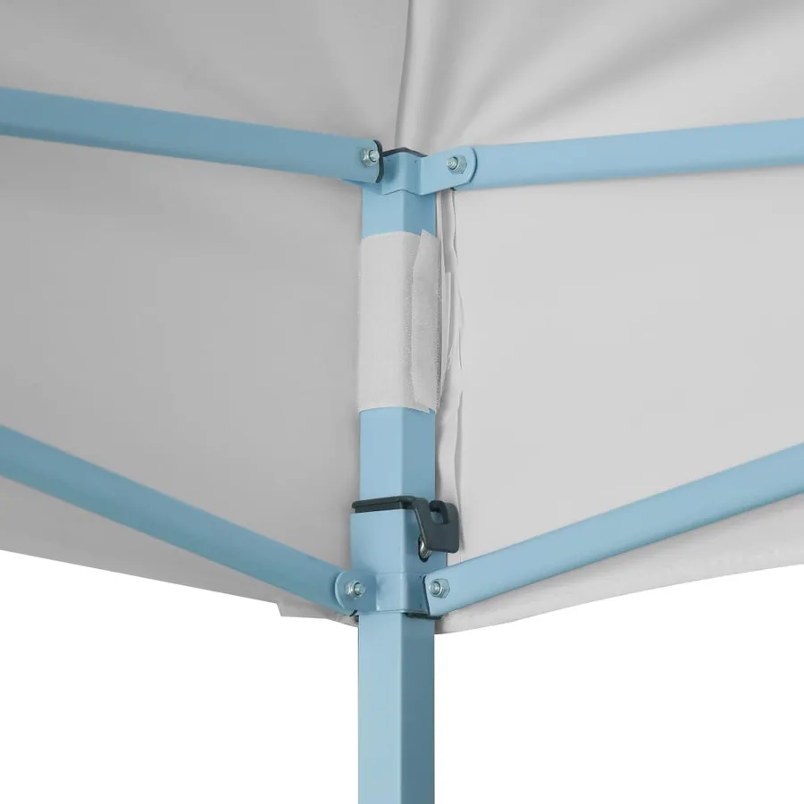 Tente de réception pliable 3x4,5 m Blanc - 4