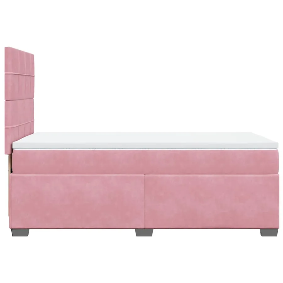 Sommier à lattes de lit et matelas Rose 80x200 cm Velours - 12