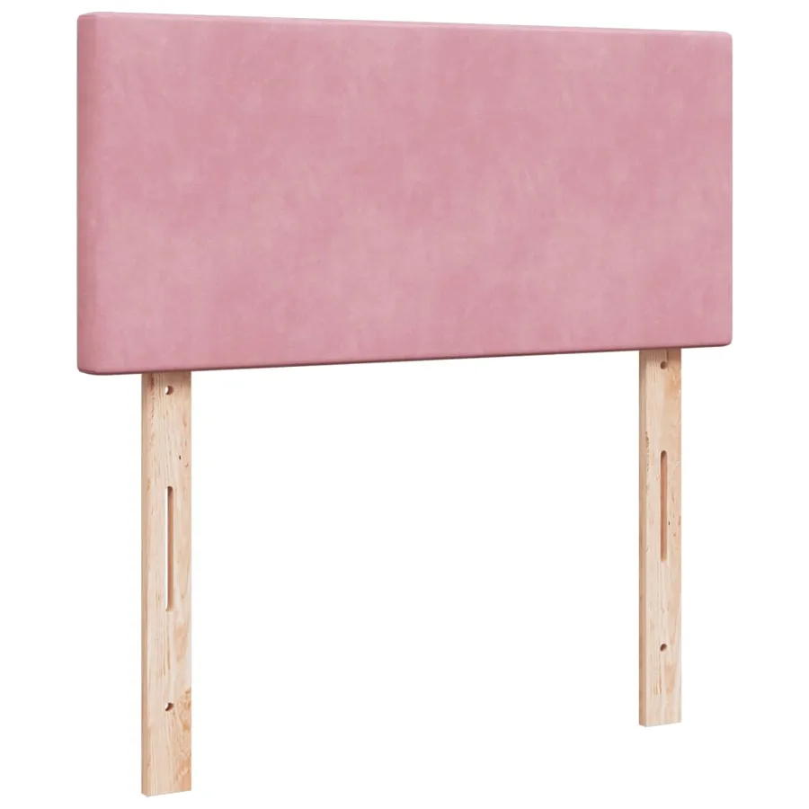 Sommier à lattes de lit et matelas Rose 80x200 cm Velours - 7