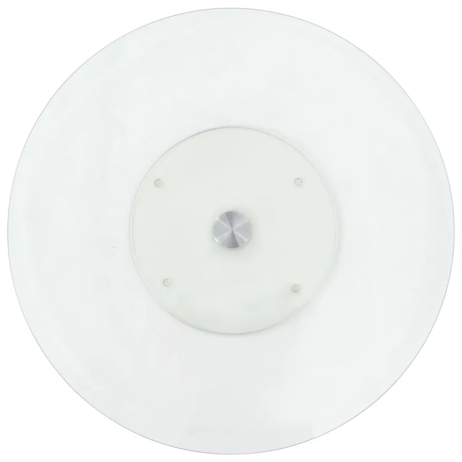 Assiette de service rotative Transparent 60 cm Verre trempé - 2