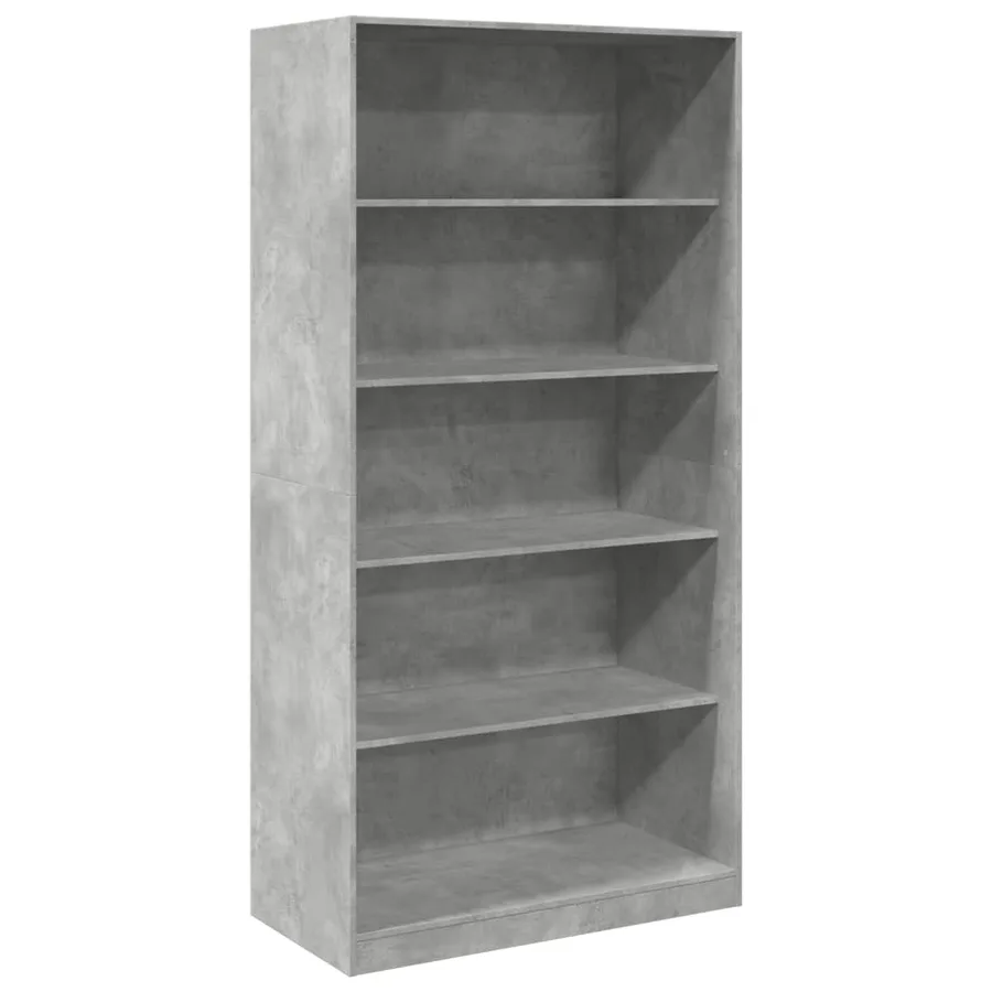 Garde-robe Gris béton 100x50x200 cm Aggloméré - 2