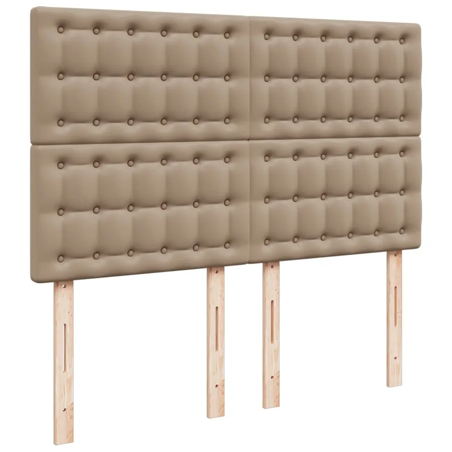 Sommier à lattes de lit avec matelas Cappuccino 140x200 cm - 7