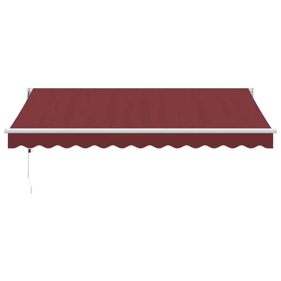 Auvent rétractable automatique bordeaux 350x250 cm - 3