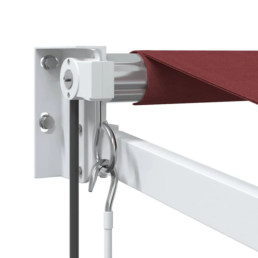 Auvent rétractable automatique bordeaux 350x250 cm - 5