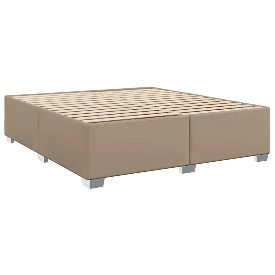 Sommier à lattes de lit avec matelas Cappuccino 180x200 cm - 8