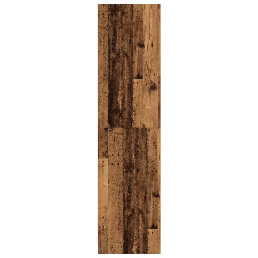 Garde-robe vieux bois 100x50x200 cm bois d'ingénierie - 5