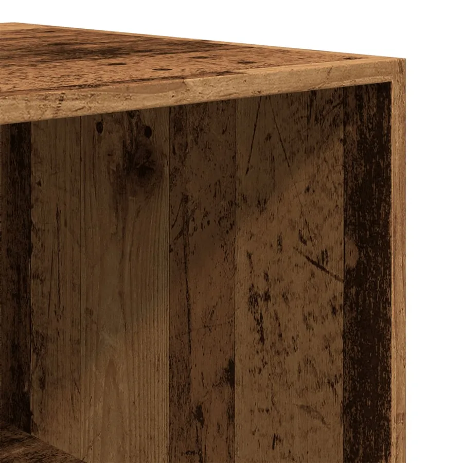 Garde-robe vieux bois 100x50x200 cm bois d'ingénierie - 8