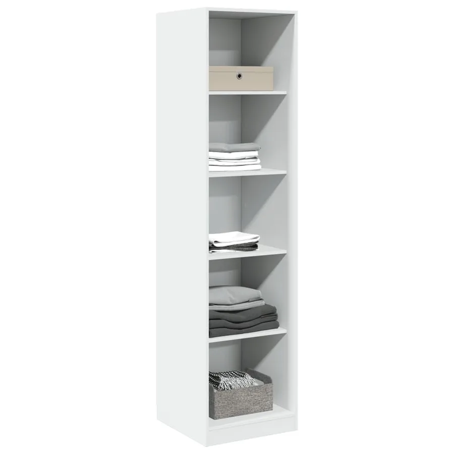 Garde-robe Blanc 50x50x200 cm Bois d'ingénierie - 3