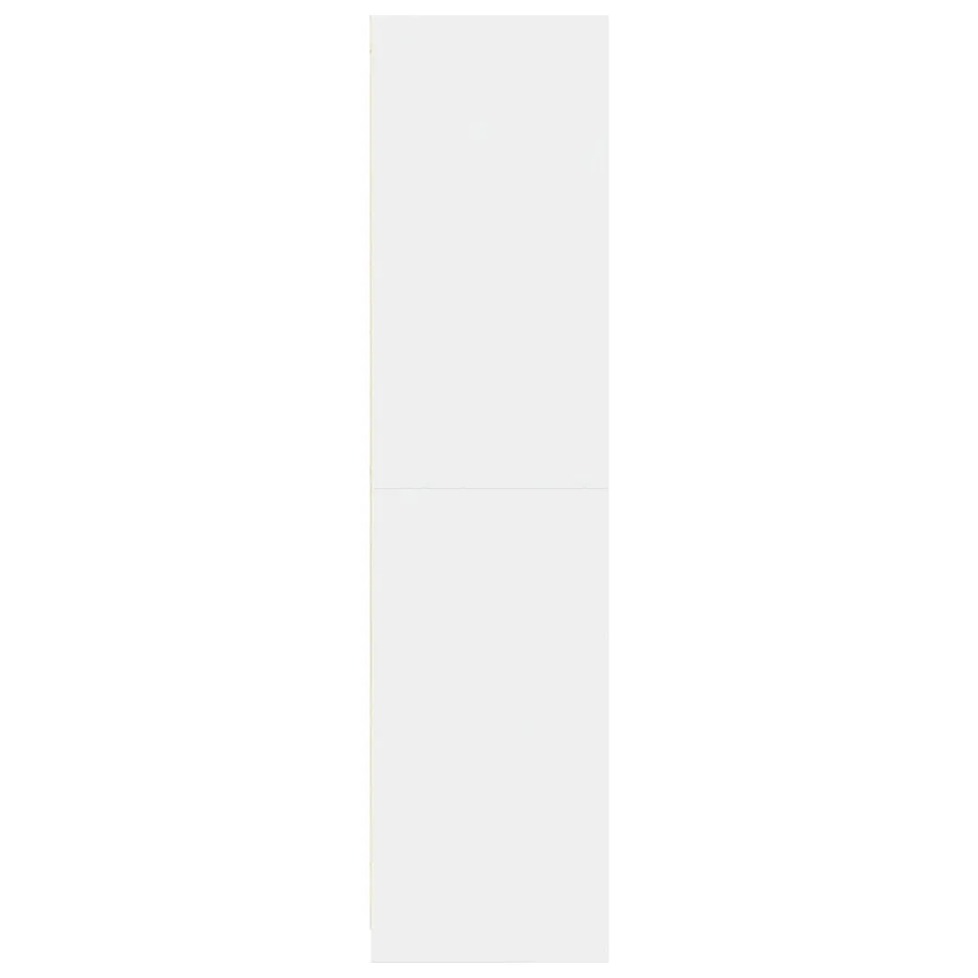 Garde-robe Blanc 50x50x200 cm Bois d'ingénierie - 5