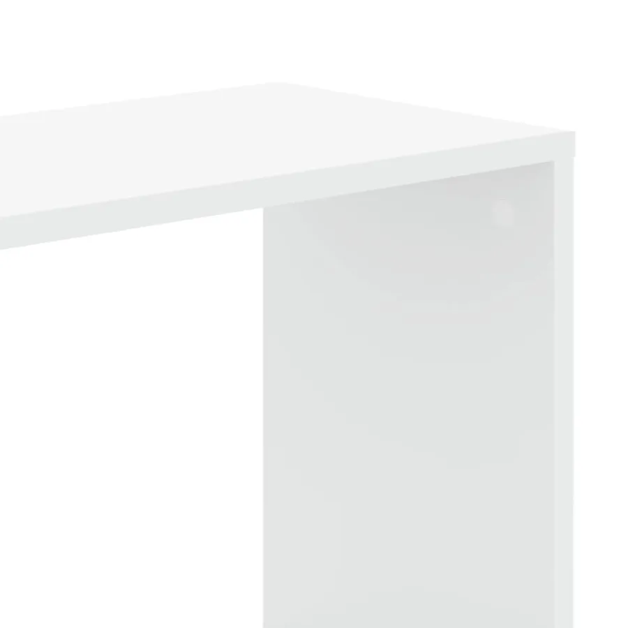 Bibliothèque 5 niveaux blanc 45x23,5x162,5 cm bois d'ingénierie - 6