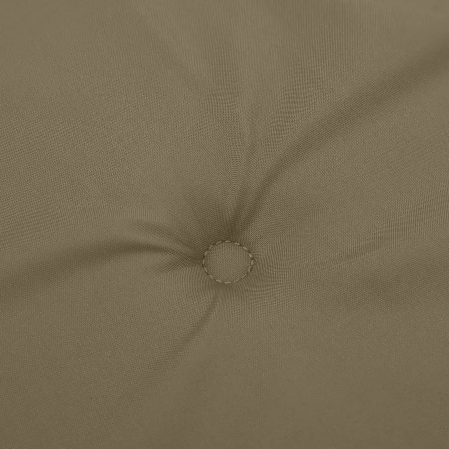 Coussin de banc de jardin taupe mélangé 180x50x7 cm tissu - 6