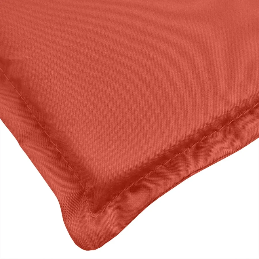 Coussin de banc de jardin rouge mélangé 180x50x7 cm tissu - 5