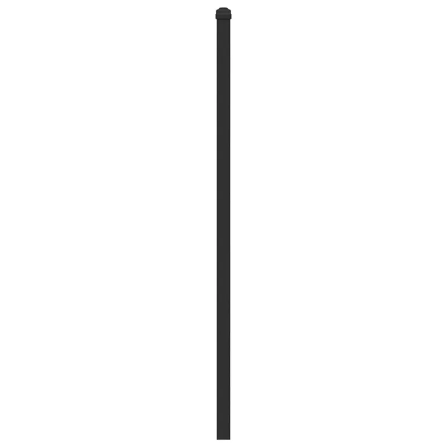 Tête de lit de remplacement chêne marron 200 cm bois d'ingénierie et acier - 4