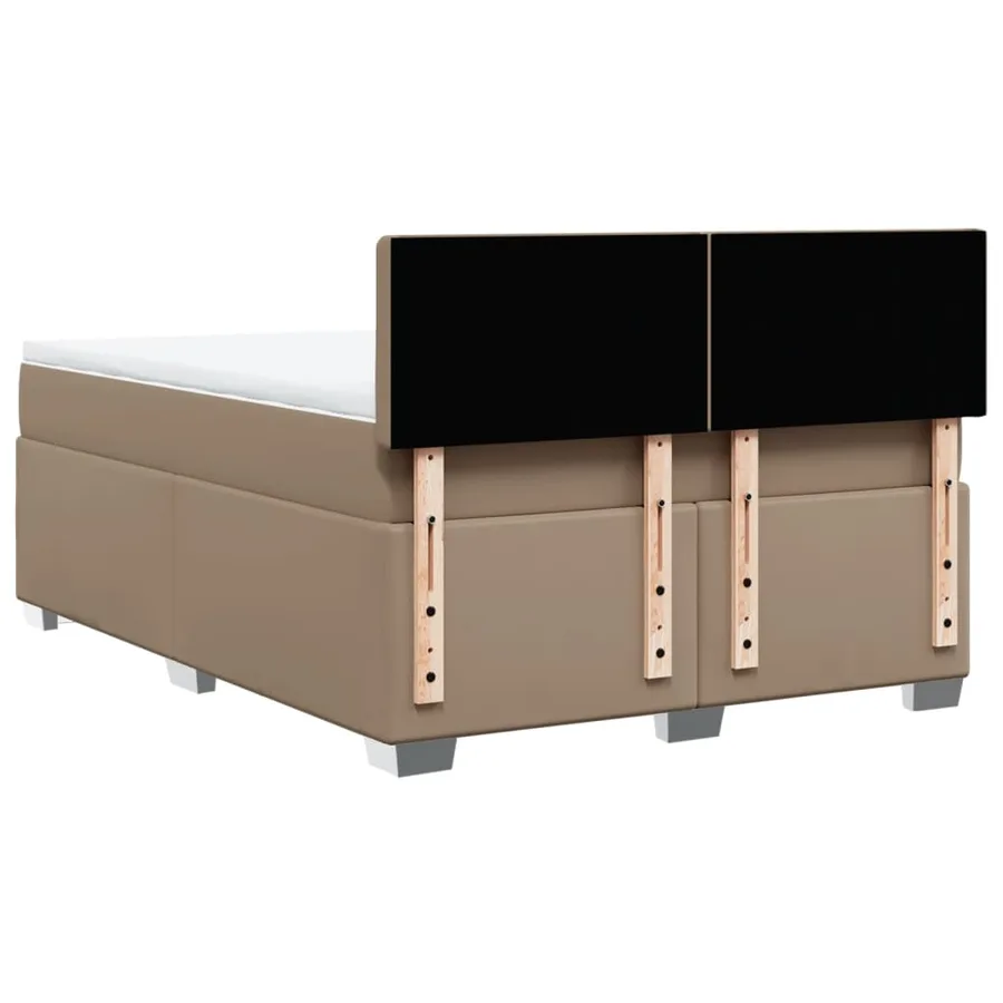Sommier à lattes de lit avec matelas Cappuccino 140x190 cm - 10