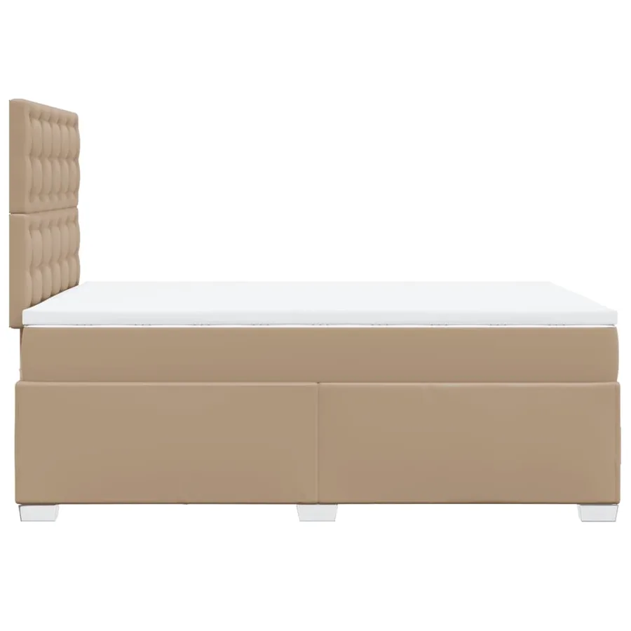 Sommier à lattes de lit avec matelas Cappuccino 120x200 cm - 11
