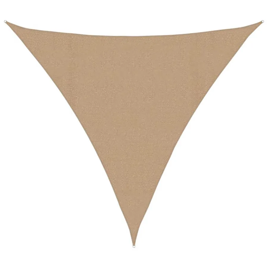 Voile d'ombrage 160 g/m² Taupe 4,5x4,5x4,5 m PEHD - 2