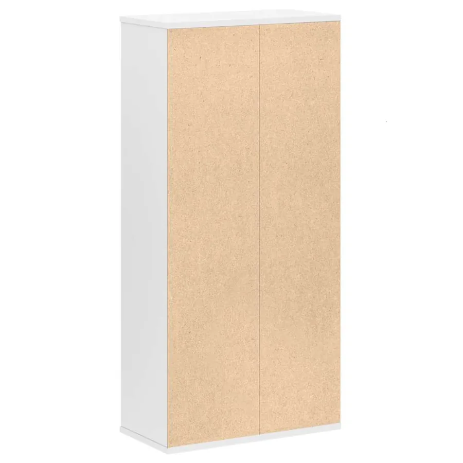 Bibliothèque blanc 50x25x105 cm bois d'ingénierie - 6
