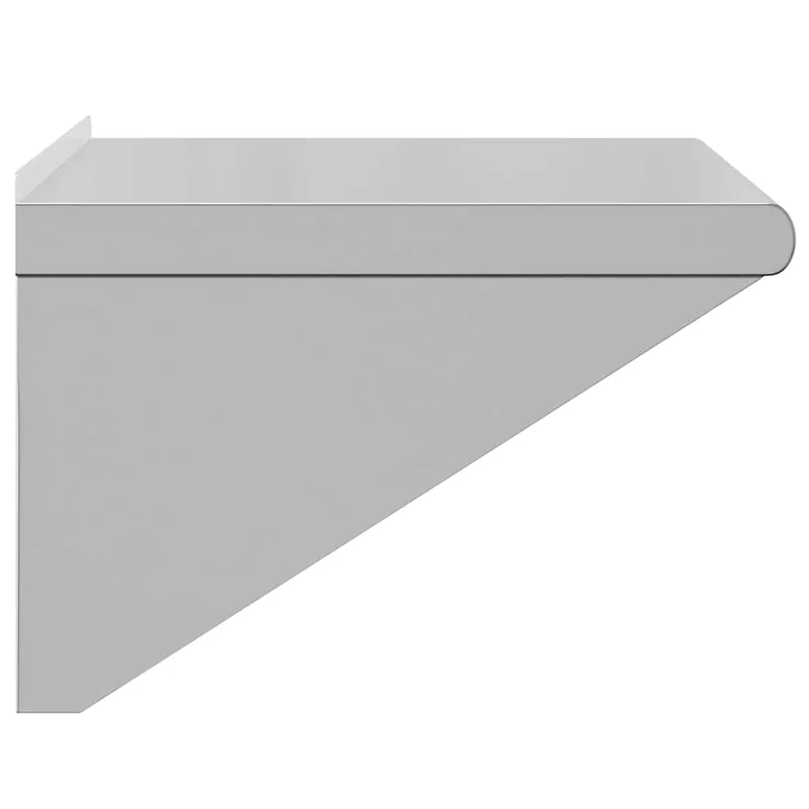 Étagère murale 50x45x31 cm argenté acier inoxydable - 6