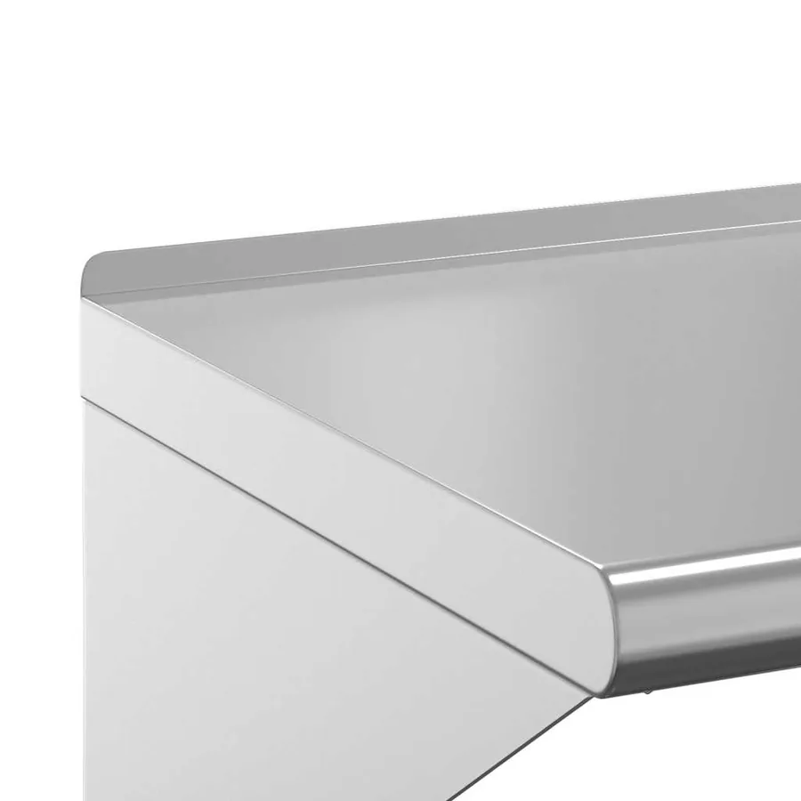 Étagère murale 50x45x31 cm argenté acier inoxydable - 9