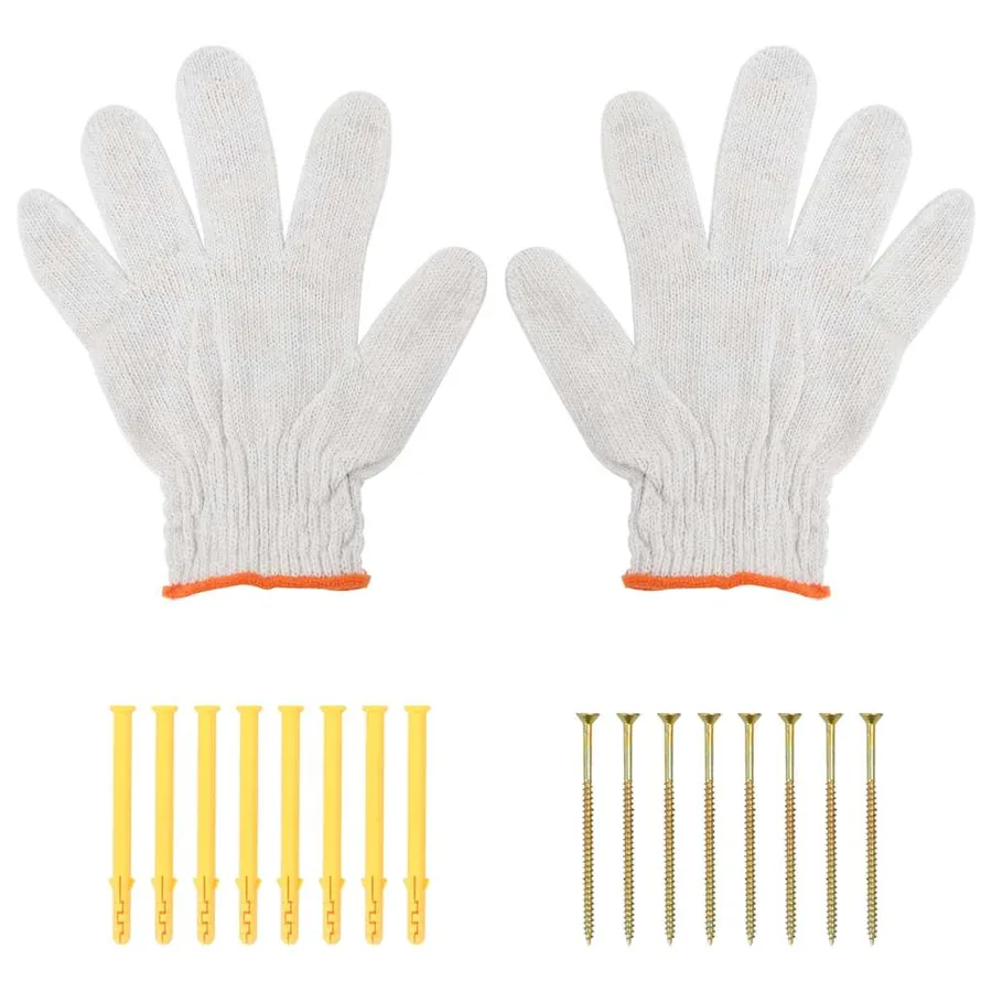 Supports d'étagères 4 pcs 20x2,5x14 cm argenté acier inoxydable - 11