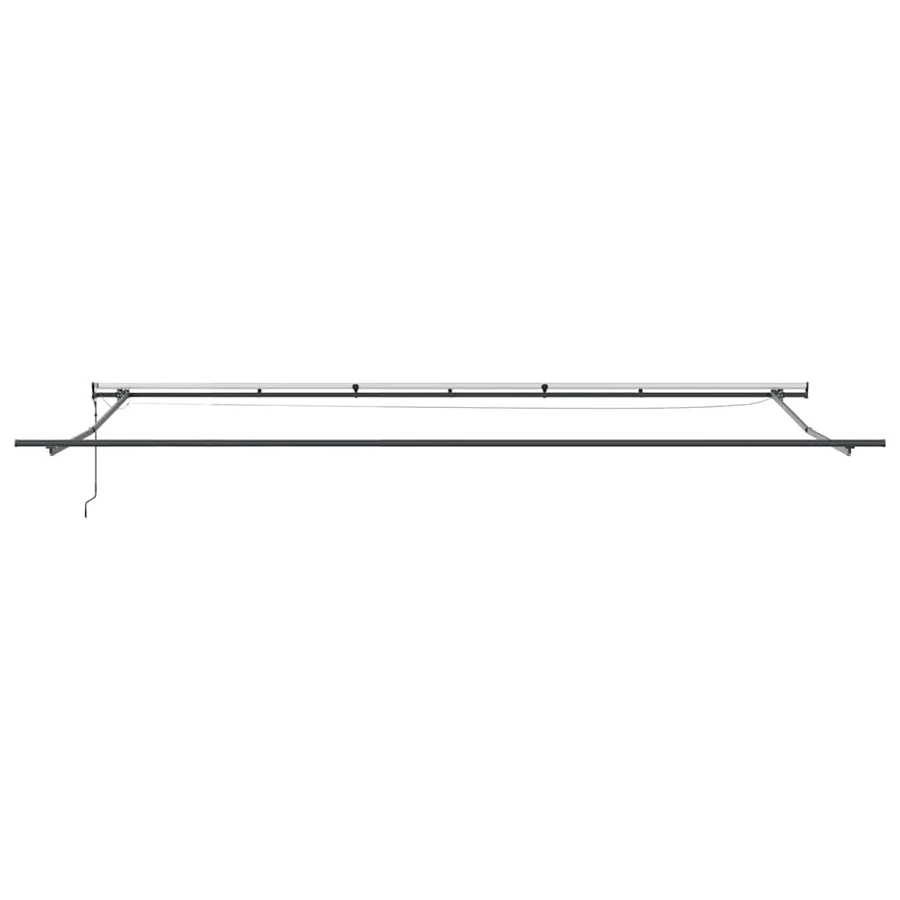 Cadre d'auvent Anthracite 600 × 350 cm Aluminium - 6