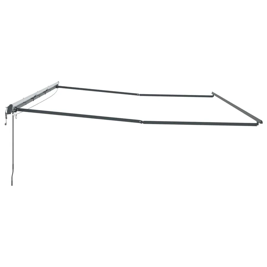 Cadre d'auvent Anthracite 600 × 350 cm Aluminium - 7